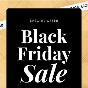 Black Friday Sale 50% OFF